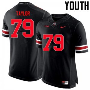 Youth Ohio State Buckeyes #79 Brady Taylor Black Nike NCAA Limited College Football Jersey Anti-slip ZUD6444JJ